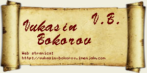 Vukašin Bokorov vizit kartica